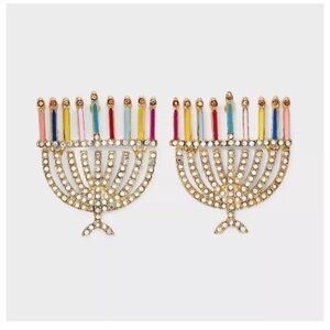 BAUBLEBAR Sugarfix Light The Candles Menorah Earrings *NEW*